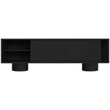 noo.ma Crna TV komoda 160x48x42 cm Taro – | shoptok.hr