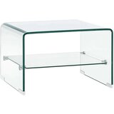  Klubska mizica prozorna 50x45x33 cm kaljeno steklo | Shoptok.si