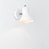  Zidno spot svetlo ASTAMA 1xE27/40W/230V bela/mesing | Eponuda.com