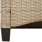  Vrtna klupa Bež i krema 105 x 60 x 112 cm Čelik i poliester | shoptok.hr