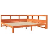  Krevet s regalom za knjige bez madraca 180x200 cm od borovine | shoptok.hr