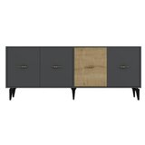 Hanah home komoda verry anthracite sapphire oak | ePonuda.com
