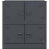  Komoda antracit 67 x 39 x 73 cm čelična | shoptok.hr