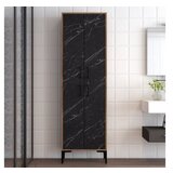 Hanah home berlin a - walnut, black marble walnutblack multi purpose cabinet | Eponuda.com