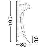 Nova Luce LED stojeća svjetiljka aluminijska u zlatnoj boji sa sjenilom od akrilnog stakla (visina 105 cm) Siderno – | shoptok.hr
