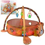 Magic Toys Levji otroški bazen z žogami in dodatki 70x90cm Cene