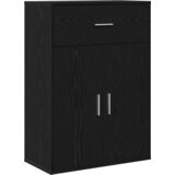 vidaXL Strani šal Črni hrast 79 x 38 x 80 cm Konstruiran les | Shoptok.si
