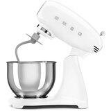 Smeg SMF05WHEU Kuhinjski stroj bel v W, stilu 50-ih let, 1000 4,8 litrski za in posoda mešanje dodatki | Shoptok.si