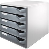  KUTIJA S 5 LADICA POST SET LEITZ 52800089 SIVA Cene