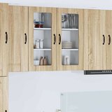 vidaXL Stenska kuhinjska omarica s polico Sonoma hrast 40 x 31 x 80 cm | Shoptok.si