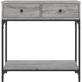  Konzolni stol siva boja hrasta 75x34,5x75 cm konstruirano drvo | Eponuda.ba