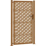  Vrtna vrata 100x175 cm Otporna na vremenske uvjete Čelična Križni Dizajn | shoptok.hr