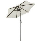  Vrtni suncobran LED boja pijeska 200 x 211 cm aluminijski | Eponuda.ba