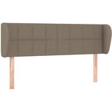 Maison Chic posteljno vzglavje - vzglavna omarica - nočna omarica z ušesi taupe 147x23x78/88 cm blago, (21711890) Cene