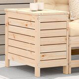 vidaXL Vrtni stolček za noge 62x31,5x52 cm trdna borovina Cene
