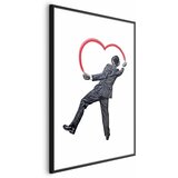  Plakat - Elegant Graffiti Artist 60x90 Crni okvir s margom | shoptok.hr