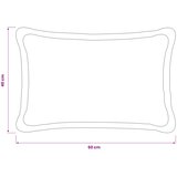  Presvlaka za jastuk 6 pcs HOUTEN Tamnosiva 40 x 60 cm Bouclé | shoptok.hr