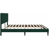  Krevetna konstrukcija Tamnozelena 200 x 200 cm Baršun | shoptok.hr