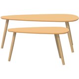  Set Stolića za Kavu 2 kom od Masivne Borovine Smeđi | shoptok.hr