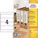 Avery Zweckform Reciklirane etikete za široke registratorje 192 x 61 mm | Shoptok.si