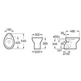  Stajaća WC školjka Victoria (WC odvod: Okomito, Bijele boje) | shoptok.hr