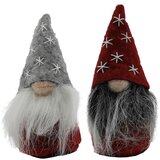 Dekorativna figura vilenjaka (Siva, crvena, 10 cm) | shoptok.hr