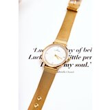Giorgio&Dario Women's Analog Watch Giorgio & Dario With Cubic Zirconia Gold Cene