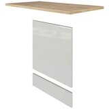 Flex-Well Letvica Pomivalnega Stroja Levi, Svetlo Siva, Š. 60 Cm | Shoptok.si