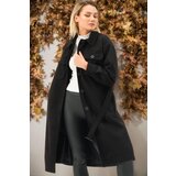 Dewberry Z6777 LADIES' COAT-PLAIN BLACK Cijene