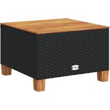  11-dijelni set vrtnih sofa od poliratana s jastucima crni 55 x 55 x 36 cm | shoptok.hr