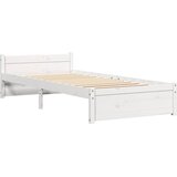  Okvir za krevet bijeli od masivnog drva 90 x 190 cm mali | shoptok.hr