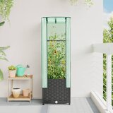  Povišena gredica s pokrovom za staklenik 40 x 40 x 139 cm | shoptok.hr