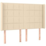  Box spring s madracem LED krem 140x200 cm od tkanine | shoptok.hr