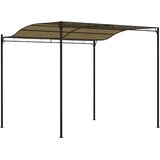 Nadstrešnica 3 x 2,4 m smeđe-siva 180 g/m² | shoptok.hr