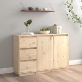  Komoda 111 x 34 x 75 cm od masivne borovine | shoptok.hr
