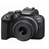 Canon EOS R10 + RF-S 18-45mm F4.5-6.3 IS STM digitalni slr fotoaparat RF-S 18-45 mm 24.2 Megapiksela crna 4K-video, stab | Eponuda.ba