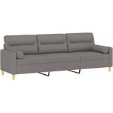  Trosjed s jastucima tamnosivi 210 cm od tkanine | shoptok.hr