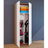MID.YOU VEČNAMENSKA OMARA, bela, barve hrasta, hrast sonoma | Shoptok.si
