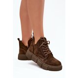 Big Star Suede Low Women's Ankle Boots On Platform | Shoptok.si