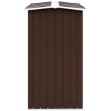  Vrtna ostava za drva od pocinčanog čelika 330x92x153 cm smeđa | shoptok.hr