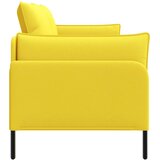 SOFA za dvije osobe Svijetlo žuta 188 x 81 x 89 cm Tkanina Slike