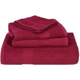 vidaXL Ručnici za saunu 4 kom bordo 80x200 cm 360 gsm 100 % pamuk | shoptok.hr