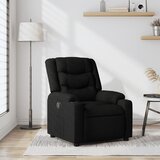 vidaXL naslanjač iz črnega blaga | Shoptok.si