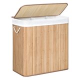 Songmics Košara za perilo Bamboo 3 x 50L, LCB091N01 | Shoptok.si