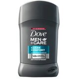 Dove Muški dezodorans u stiku Clean Comfort, 40g Cene