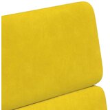  Blagovačke stolice s kotačima 2 pcs Žuta 58 x 65 x 98 cm Baršun | Eponuda.com