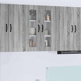 vidaXL Zidni kuhinjski ormarić s policom Siva Sonoma 60 x 31 x 80 cm Cijene