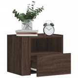 vidaXL Stenska nočna omarica 2 kosa rjav hrast 45x30x35 cm Cene