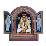  Triptih Prepodobna Anastasija, majka Svetog Vasilija Ostroškog, 220x255x32 mm | Eponuda.com