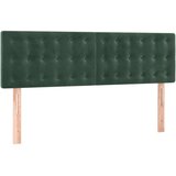 vidaXL Box spring postelja z vzmetnico temno zelen 140x190 c | Shoptok.si